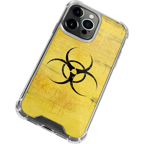 Biohazard Large iPhone 14 Pro Clear Case